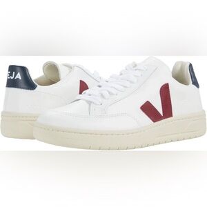 VEJA Extra White Marsala Nautico V-12 Sneakers
